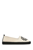 Kastamonu Stone Print Women's Black Patterned Espadrilles | Derimod Kastamonu Stone Print Women's Black Patterned Espadrilles | Derimod