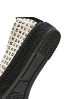 Kastamonu Stone Print Women's Black Patterned Espadrilles | Derimod Kastamonu Stone Print Women's Black Patterned Espadrilles | Derimod