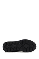 Erkek Siyah Bağcıklı Deri Sneaker | Derimod Erkek Siyah Bağcıklı Deri Sneaker | Derimod