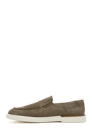 Erkek Bej Süet Deri Casual Loafer | Derimod Erkek Bej Süet Deri Casual Loafer | Derimod