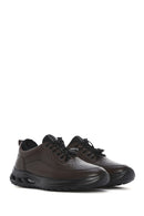 Men's Brown Lace-Up Thick Soled Leather Casual Shoes | Derimod Men's Brown Lace-Up Thick Soled Leather Casual Shoes | Derimod