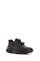 Men's Brown Lace-Up Thick Soled Leather Casual Shoes | Derimod Men's Brown Lace-Up Thick Soled Leather Casual Shoes | Derimod