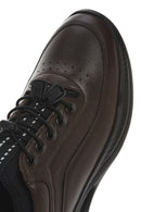 Men's Brown Lace-Up Thick Soled Leather Casual Shoes | Derimod Men's Brown Lace-Up Thick Soled Leather Casual Shoes | Derimod