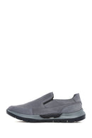Erkek Gri Kalın Tabanlı Nubuk Deri Comfort Loafer | Derimod Erkek Gri Kalın Tabanlı Nubuk Deri Comfort Loafer | Derimod