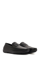Men's Black Leather Casual Loafer | Derimod Men's Black Leather Casual Loafer | Derimod