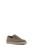 Erkek Bej Süet Deri Espadril | Derimod Erkek Bej Süet Deri Espadril | Derimod
