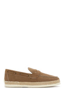 Erkek Bej Süet Deri Casual Loafer | Derimod Erkek Bej Süet Deri Casual Loafer | Derimod