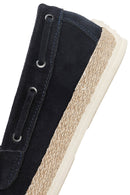 Erkek Lacivert Süet Deri Casual Loafer | Derimod Erkek Lacivert Süet Deri Casual Loafer | Derimod