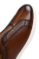 Erkek Kahverengi Deri Sneaker | Derimod Erkek Kahverengi Deri Sneaker | Derimod