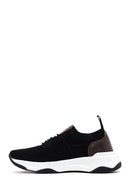 Derimod Zero Men's Black Thick Soled Fabric Sneaker | Derimod Derimod Zero Men's Black Thick Soled Fabric Sneaker | Derimod