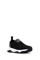 Derimod Zero Men's Black Thick Soled Fabric Sneaker | Derimod Derimod Zero Men's Black Thick Soled Fabric Sneaker | Derimod