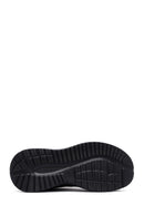 Erkek Siyah Bağcıklı Kalın Tabanlı Kumaş Sneaker | Derimod Erkek Siyah Bağcıklı Kalın Tabanlı Kumaş Sneaker | Derimod