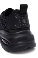 Erkek Siyah Bağcıklı Kalın Tabanlı Kumaş Sneaker | Derimod Erkek Siyah Bağcıklı Kalın Tabanlı Kumaş Sneaker | Derimod
