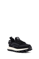 Derimod Zero Men's Black Lace-Up Thick-Sole Fabric Sneaker | Derimod Derimod Zero Men's Black Lace-Up Thick-Sole Fabric Sneaker | Derimod