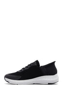 Derimod Zero Men's Black Thick Soled Fabric Sneaker | Derimod Derimod Zero Men's Black Thick Soled Fabric Sneaker | Derimod