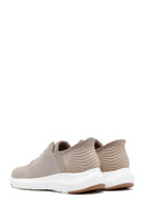 Derimod Zero Men's Beige Thick-Soled Fabric Sneakers | Derimod Derimod Zero Men's Beige Thick-Soled Fabric Sneakers | Derimod