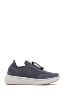 Derimod Zero Men's Gray Thick Soled Fabric Sneaker | Derimod Derimod Zero Men's Gray Thick Soled Fabric Sneaker | Derimod