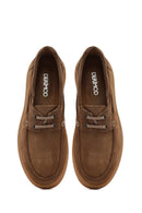 Men's Mink Lace-Up Suede Leather Casual Shoes | Derimod Men's Mink Lace-Up Suede Leather Casual Shoes | Derimod