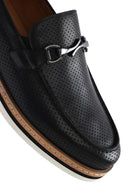 Erkek Siyah Deri Casual Loafer | Derimod Erkek Siyah Deri Casual Loafer | Derimod