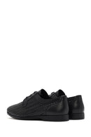 Men's Black Braided Lace-Up Leather Casual Shoes | Derimod Men's Black Braided Lace-Up Leather Casual Shoes | Derimod