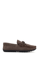Erkek Vizon Süet Deri Casual Loafer | Derimod Erkek Vizon Süet Deri Casual Loafer | Derimod