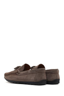 Erkek Vizon Süet Deri Casual Loafer | Derimod Erkek Vizon Süet Deri Casual Loafer | Derimod