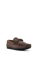 Erkek Vizon Süet Deri Casual Loafer | Derimod Erkek Vizon Süet Deri Casual Loafer | Derimod