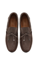Erkek Vizon Süet Deri Casual Loafer | Derimod Erkek Vizon Süet Deri Casual Loafer | Derimod