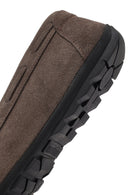 Erkek Vizon Süet Deri Casual Loafer | Derimod Erkek Vizon Süet Deri Casual Loafer | Derimod