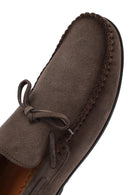Erkek Vizon Süet Deri Casual Loafer | Derimod Erkek Vizon Süet Deri Casual Loafer | Derimod