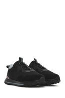 Erkek Siyah Bağcıklı Deri Sneaker | Derimod Erkek Siyah Bağcıklı Deri Sneaker | Derimod