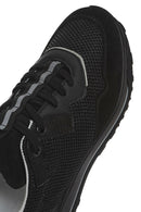 Erkek Siyah Bağcıklı Deri Sneaker | Derimod Erkek Siyah Bağcıklı Deri Sneaker | Derimod