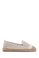 Kadın Bej Fileli Süet Espadril | Derimod Kadın Bej Fileli Süet Espadril | Derimod