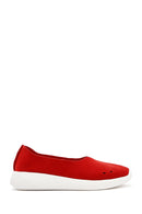 Kadın Kırmızı Süet Espadril | Derimod Kadın Kırmızı Süet Espadril | Derimod