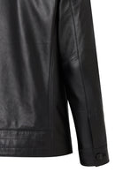 Axel Men's Black Leather Jacket | Derimod Axel Men's Black Leather Jacket | Derimod