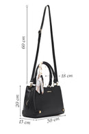 Women's Black Long Strapped Accessorized Shoulder Bag | Derimod Women's Black Long Strapped Accessorized Shoulder Bag | Derimod