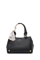 Women's Black Long Strapped Accessorized Shoulder Bag | Derimod Women's Black Long Strapped Accessorized Shoulder Bag | Derimod