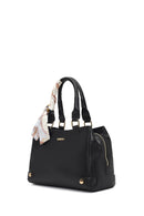 Women's Black Long Strapped Accessorized Shoulder Bag | Derimod Women's Black Long Strapped Accessorized Shoulder Bag | Derimod