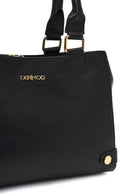 Women's Black Long Strapped Accessorized Shoulder Bag | Derimod Women's Black Long Strapped Accessorized Shoulder Bag | Derimod