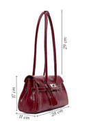 Kadın Bordo Kol Çantası | Derimod Kadın Bordo Kol Çantası | Derimod