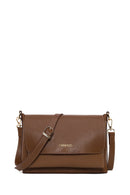 Woman Brown Long Strap Crossbody Bag | Derimod Woman Brown Long Strap Crossbody Bag | Derimod