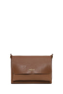Woman Brown Long Strap Crossbody Bag | Derimod Woman Brown Long Strap Crossbody Bag | Derimod