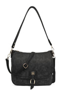 Kadın Siyah Uzun Askılı Omuz Çantası | Derimod Kadın Siyah Uzun Askılı Omuz Çantası | Derimod