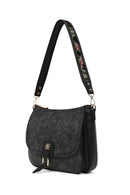 Kadın Siyah Uzun Askılı Omuz Çantası | Derimod Kadın Siyah Uzun Askılı Omuz Çantası | Derimod