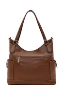 Kadın Kahverengi Uzun Askılı Omuz Çantası | Derimod Kadın Kahverengi Uzun Askılı Omuz Çantası | Derimod