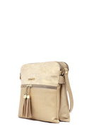 Women's Beige Long Strap Tassel Crossbody Bag | Derimod Women's Beige Long Strap Tassel Crossbody Bag | Derimod