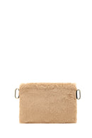 Kadın Taba Uzun Askılı Peluş Portföy Çanta | Derimod Kadın Taba Uzun Askılı Peluş Portföy Çanta | Derimod