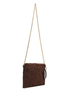 Kadın Kahverengi Zincir Askılı Peluş Portföy Çanta | Derimod Kadın Kahverengi Zincir Askılı Peluş Portföy Çanta | Derimod
