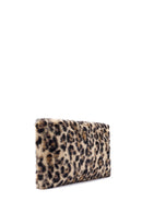 Kadın Leopar Zincir Askılı Peluş Portföy Çanta | Derimod Kadın Leopar Zincir Askılı Peluş Portföy Çanta | Derimod