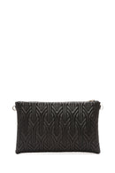 Kadın Siyah Uzun Zincir Askılı Kapitone Portföy Çanta | Derimod Kadın Siyah Uzun Zincir Askılı Kapitone Portföy Çanta | Derimod